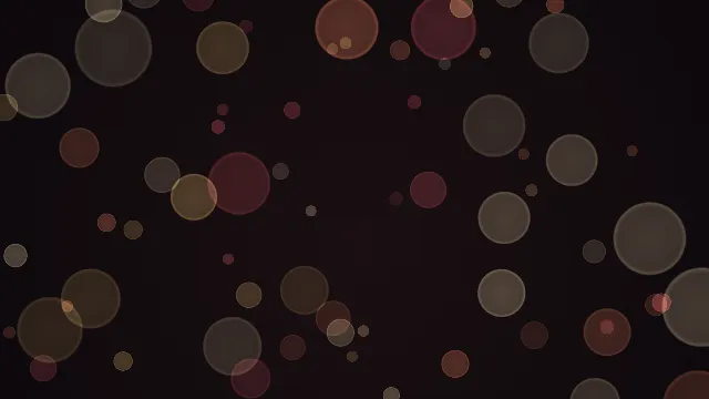 Fond d'écran animé : lumières bokeh qui montent lentement, guirlande