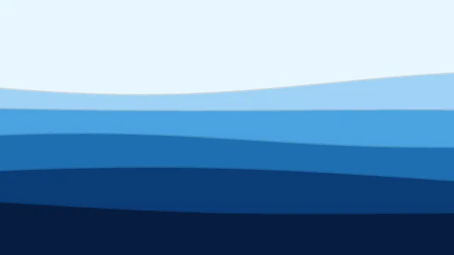 Fond d'écran animé : vagues de couleur qui ondulent, océan