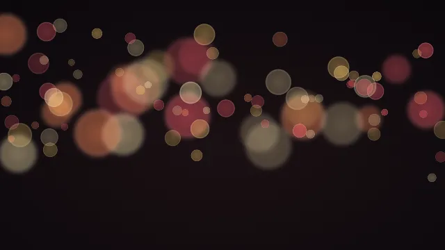 Fond d'écran lumières floues en bokeh, teintes guirlande