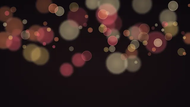 Fond d'écran lumières floues en bokeh, teintes guirlande
