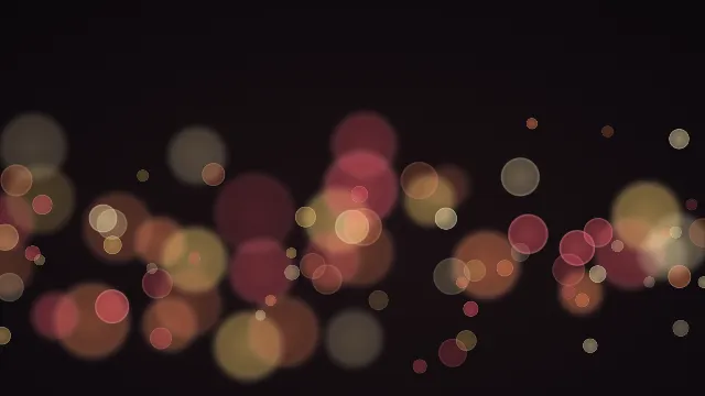 Fond d'écran lumières floues en bokeh, teintes guirlande