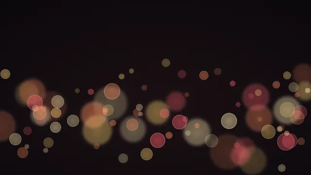 Fond d'écran lumières floues en bokeh, teintes guirlande
