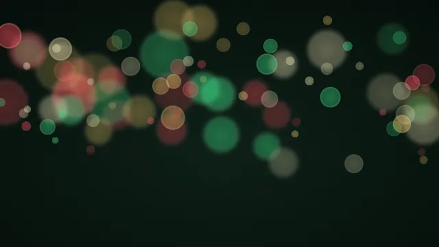 Fond d'écran lumières floues en bokeh, teintes sapin