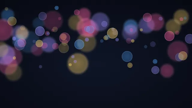 Fond d'écran lumières floues en bokeh, teintes ville