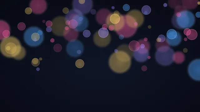 Fond d'écran lumières floues en bokeh, teintes ville