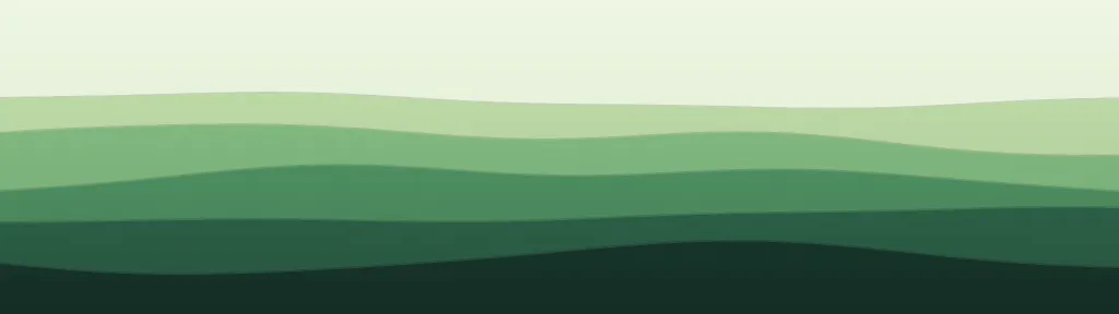 Fond d'écran vagues superposées en aplats de couleur, teintes forêt