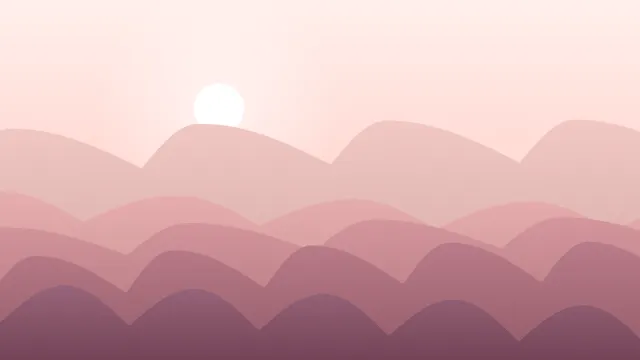 Fond d'écran dunes de sable en couches sous un soleil, teintes rose poudré