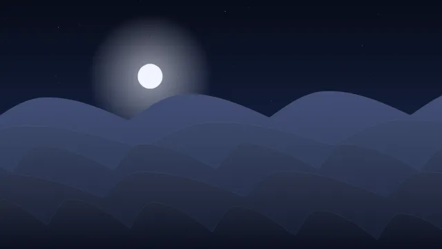 Fond d'écran dunes de sable en couches sous un soleil, teintes lune