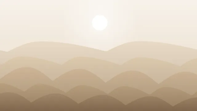 Fond d'écran dunes de sable en couches sous un soleil, teintes beige