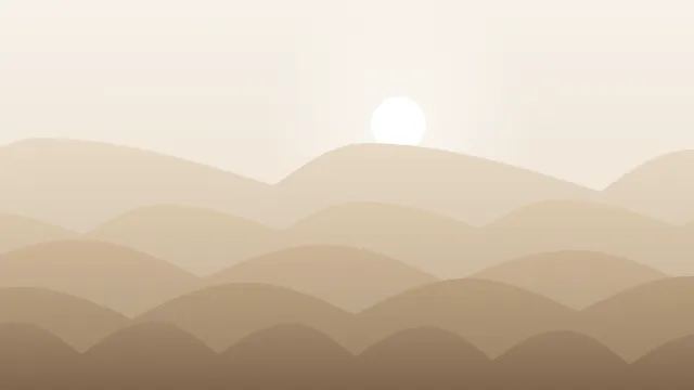 Fond d'écran dunes de sable en couches sous un soleil, teintes beige