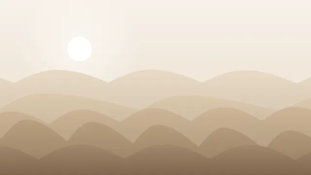 Fond d'écran dunes de sable en couches sous un soleil, teintes beige