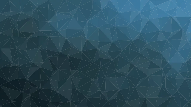 Fond d'écran mosaïque de triangles low poly en dégradé, teintes saphir