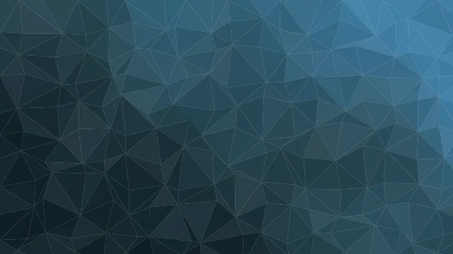 Fond d'écran mosaïque de triangles low poly en dégradé, teintes saphir