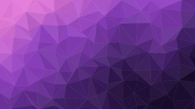 Fond d'écran mosaïque de triangles low poly en dégradé, teintes améthyste