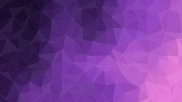 Fond d'écran mosaïque de triangles low poly en dégradé, teintes améthyste