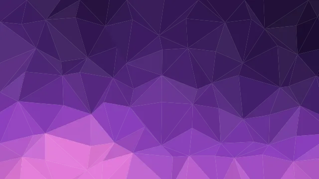 Fond d'écran mosaïque de triangles low poly en dégradé, teintes améthyste