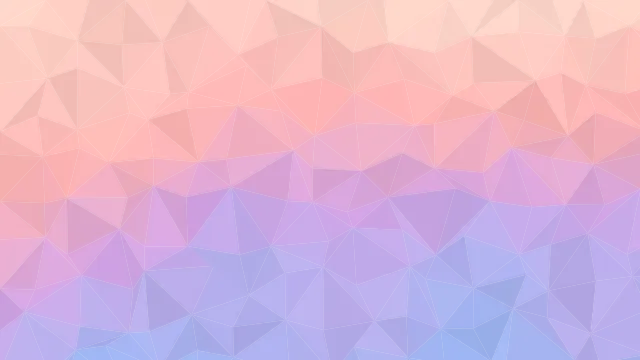 Fond d'écran mosaïque de triangles low poly en dégradé, teintes aube