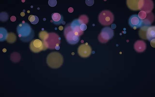 Fond d'écran lumières floues en bokeh, teintes ville