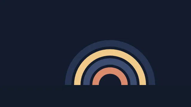 Fond d'écran composition minimaliste : formes simples sur fond uni, teintes nuit