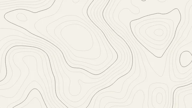 Fond d'écran lignes de niveau d’une carte topographique, teintes papier