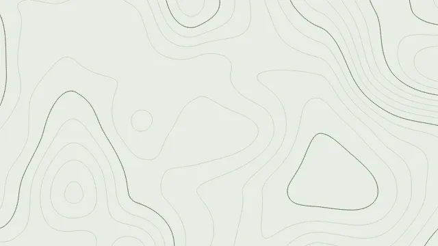 Fond d'écran lignes de niveau d’une carte topographique, teintes sauge