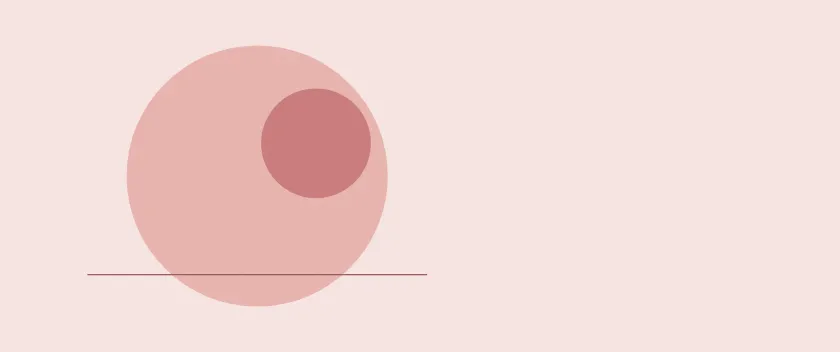Fond d'écran composition minimaliste : formes simples sur fond uni, teintes rose