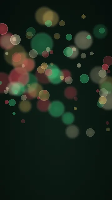 Fond d'écran lumières floues en bokeh, teintes sapin