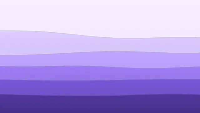 Fond d'écran vagues superposées en aplats de couleur, teintes lavande