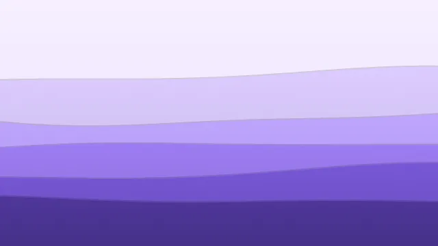 Fond d'écran vagues superposées en aplats de couleur, teintes lavande
